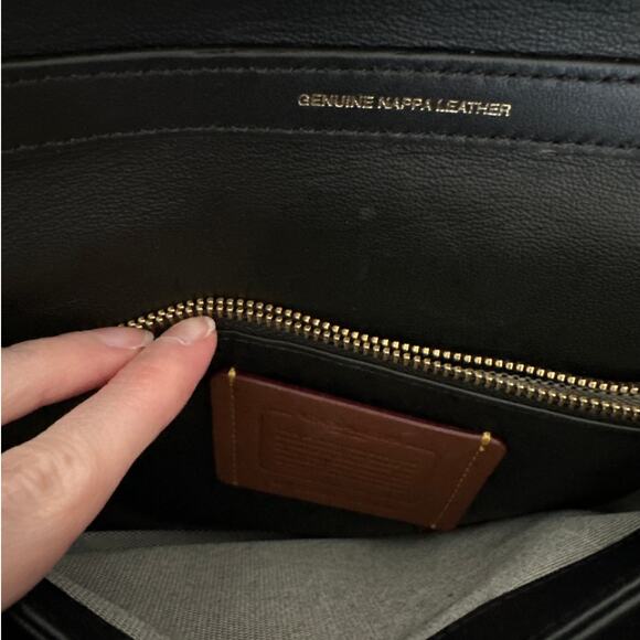 Coach - Times Square Tabby Quilted Shoulder Bag in Black - Picture 6 of 8